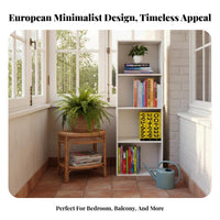 Windowsill Cabinet Space-Saving 6-Tier Narrow Shelving Unit Adaptable Multi-Purpose for Apartment Dwellers, Small Spaces