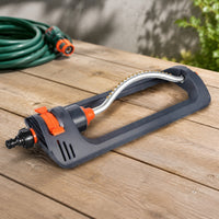Oscillating Lawn Sprinkler Stable Sprinkler with 19 Holes Clog-Resistant