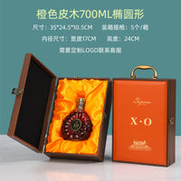 XO Liquor Gift Box Empty 750ml for Brandy, Wooden and Leather Boxes in Stock