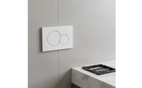 Water-Saving Concealed Cistern Dual Flush Plate Easy to Press Bathroom Hardware for Restroom
