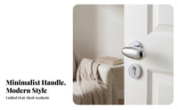 Modern Lever Handle with Escutcheon