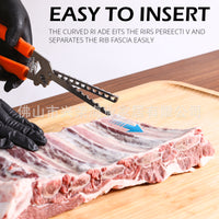 304 Stainless Steel Rib Membrane Remover for BBQ