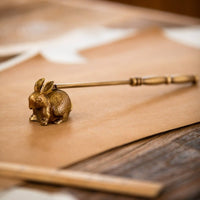Rabbit Candle Extinguisher Vintage Design Brass Candle Extinguisher Gift Idea