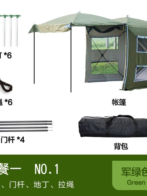 车尾帐篷suv延伸车顶车载汽车天幕车尾帐篷户外自驾游露营帐篷