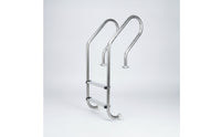 2-Step Pool Ladder No-Embed Pool Ladder with Handrails Anti-Slip for Contractors, Backyard Pools