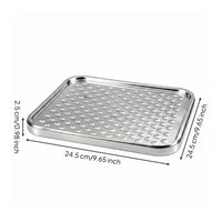 Stainless Steel Licking Pad Anti-Choke Wet Food Plate Dishwasher Pet Licking Mat for Cats