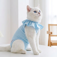 Recovery Suit for Spay Neuter, Post-Surgery Suit with Sleeveless Leg Coverage, Anti-Lick Cat Vest for Post-operative Care in Female and Male Cats