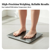 Electronic Physical Weight Scale High Accuracy Digital Bathroom Scale Weighing Machine Strengthened Glass Surface Step-On