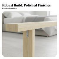 Bedside Brace Board Prevents Lost Items Headboard Space Filler Stable Design Bed Lengthener for Partners, Residents, Guest Room