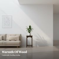 Tiered Wooden plant display rack Freestanding Planter Holder Space-Saving for Balcony