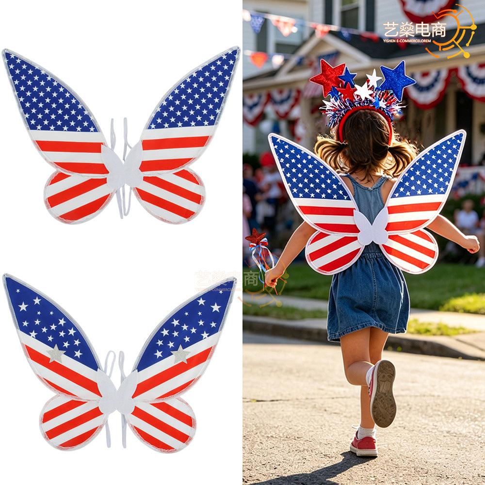 Butterfly Wings Costume Accessory Set for Party and Stage Performance