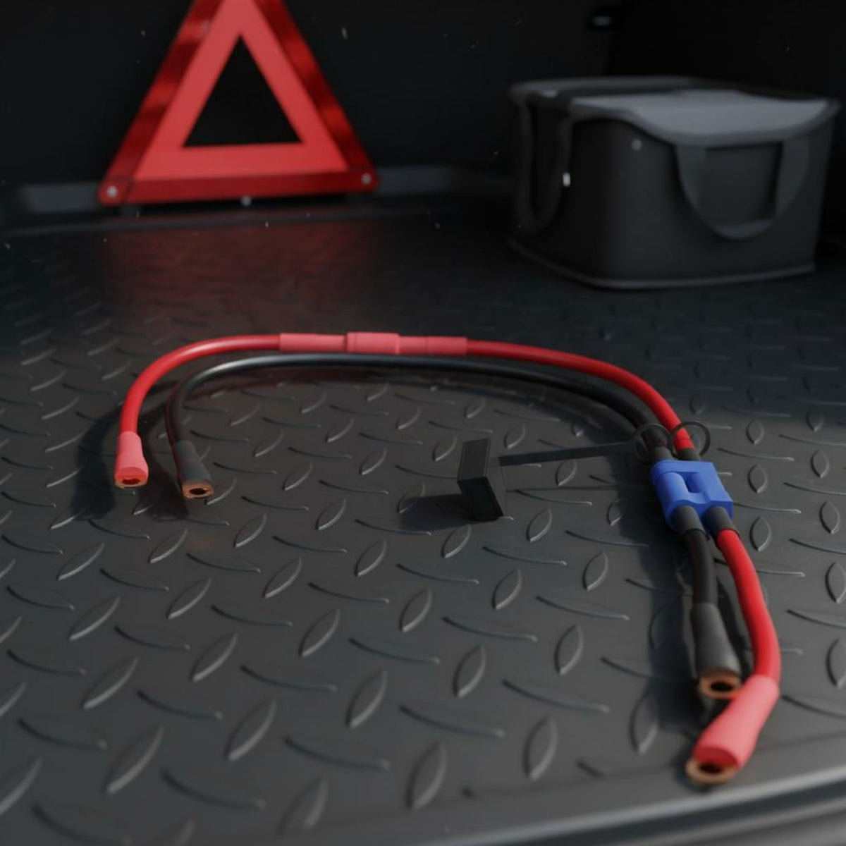 Pure Copper Core Jump Starter EC5 Connector Cable 12V Universal Fit EC5 Jump Starter Cable Heavy-Duty Car Battery Connection Lead Anti-Backward Charge Protection