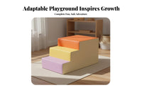 Early Development Soft Foam Climber and Slide Anti-Collision Indoor Climb and Crawl Activity Set Long-Lasting Toddler Foam Climbing Blocks Easy to Clean for Preschoolers, Daycare Providers, Kindergarten, Preschool, Nursery, Playroom