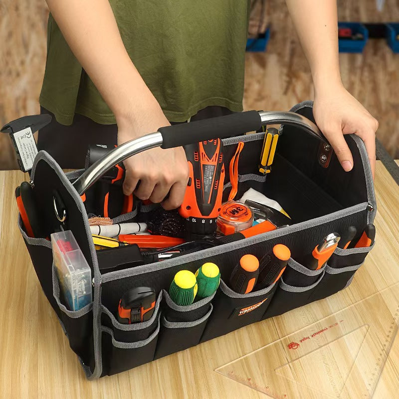Large Portable Multi-Function Toolbox for Home and Electrical Repair