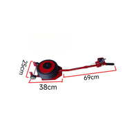 Pneumatic Hydraulic Jack Portable Car Jack with Wheeled Base Heavy Duty