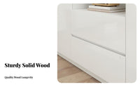 TV Stand with Storage Large Capacity TV Stand Cabinet Nordic Design Modern Entertainment Center for Bedroom