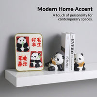 Cute Panda Bookends - Doctor Panda Design