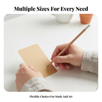 Pale Blank Vocabulary Cards, Hard Cardstock, Sturdy Study Flashcards, Handwriting Practice for Kids