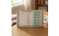 Flexible Interchangeable Circular Knitting Needle Set Zippered Knitting with Cables Compact Smooth for Crafters, Travel