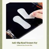 Snowboard transparent anti-slip pad