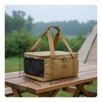 Camping Organizer Bag Moisture Resistant Storage Carrier Multiple Pockets