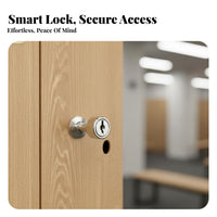 Wooden Storage Locker Cabinet Electronic Lock Clothes Locker Water-resistant Construction for Spa Owners Changing Room Clubhouse Office