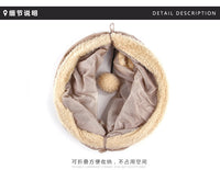 毛绒宠物猫隧道 猫咪响纸滚地龙钻洞可折叠麂皮绒猫通道猫玩具