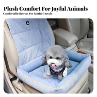 Dog Car Seat Safety Straps pet transport box Padded Interior for highway excursions, Home