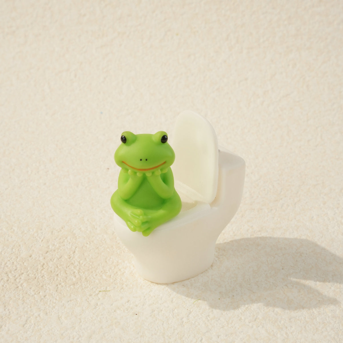 Frog on Toilet