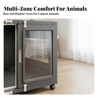 Clear Dog Enclosure Luxury Villa Design Clear Panel Dog House Transparent View Easy to Clean