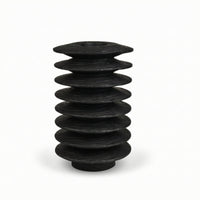 Decorative Vase Hollow Form Wood-Grain Vase Tabletop Flower Holder