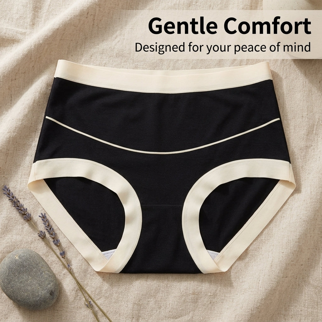 Hospital Bag Postpartum Underwear for Women with High Waist Belly Support, Maternity Knickers with Modal Material and Gusset