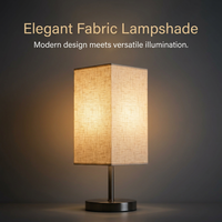 E27 Wall Lamp Shade, Soft Light Table Lamp Shade, Bedroom Living Room Lamp Shade #variant:Smoky Grey Linen