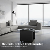 dual-level Rectangular Table Creative Frame Household Furniture Easy Assembly