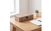 Jewelry Storage Box Rectangular Jewelry Box with Lid Decorative for Vanity
