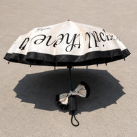 French Vintage Style UV Protection Umbrella for Sun and Rain