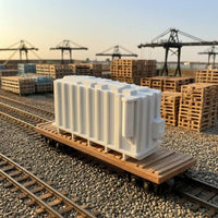 Traction Substation Transformer Model 1/87 Scale HO Railway Scene Model Resin for Scene Builders