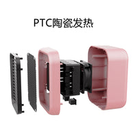 家用小型暖风机热风机桌面取暖器110V日规美规220V欧规英规暖风机