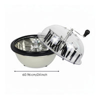 Manual Leaf Trimmer Non-Slip Base Harvesting Container Trimmer Domed Top