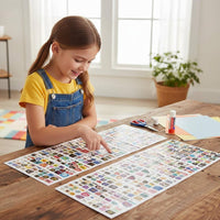 16 Sheets Magazine Cutout Alphabet Stickers Reusable Journaling Letter Sticker Set Waterproof Cutout Letters Letter Stickers for Journal Enthusiasts