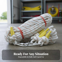 Steel Core Rope High Tensile Strength Fire Evacuation Rope Low Elongation for Firefighters, Evacuation Workers
