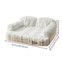 Orthopedic dog bed with removable cover