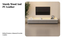Modern Design TV Cabinet and Coffee Table Set Large Capacity Drawers TV Cabinet with Storage Sturdy Construction Living Room Furniture Thickened Top for Small Apartment Dwellers, Families, Homeowners, Lounge Area, Bedroom