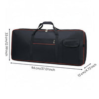 Padded Electronic Keyboard Bag Thickened Padding Digital Piano Carrying Case Waterproof Portable Keyboard Gig Bag for Artists, Students, Storage