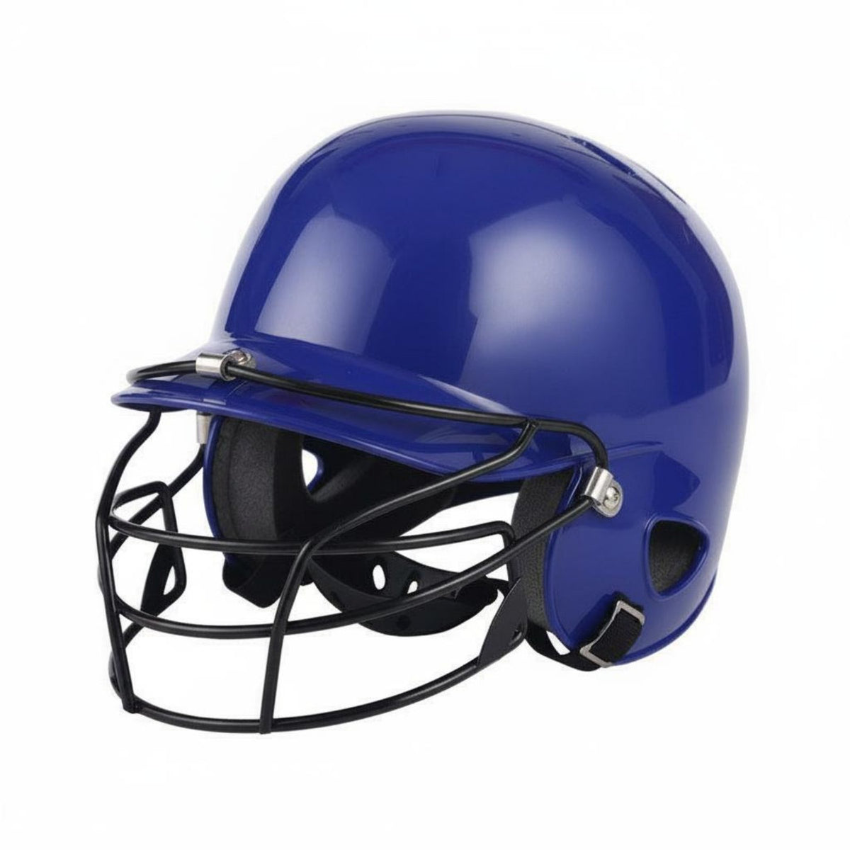 Double Ear Baseball Helmet Shock Absorbing Batting Helmet with Face Guard Heavy Duty  Shielded Baseball Headgear for Junior Athletes, Adults