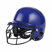 Double Ear Baseball Helmet Shock Absorbing Batting Helmet with Face Guard Heavy Duty  Shielded Baseball Headgear for Junior Athletes, Adults