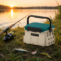 MB-700 Fishing Tackle Box, Robust Sorting Box for Anglers, Water-Resistant Tackle Case, 25-32L Capacity
