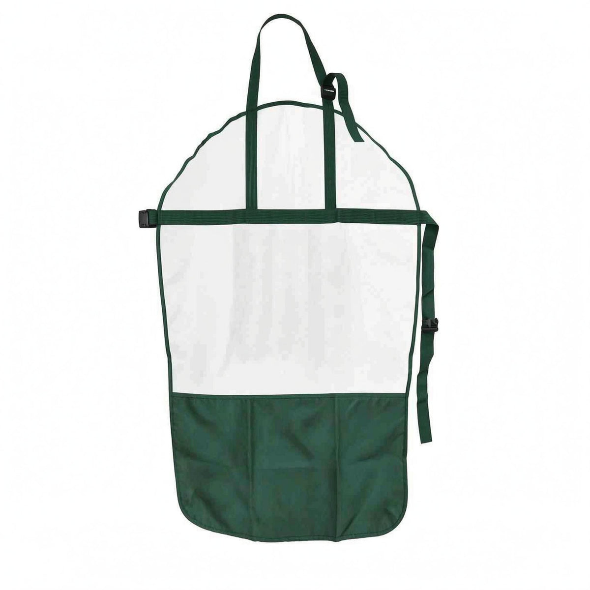 Mesh Apron Oxford Cloth Full-Length Apron Buckled Neck Strap for Dust Protection
