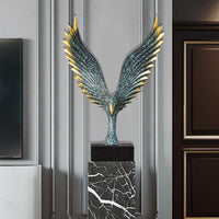 Eagle Spread Wings Resin Figurine for TV Cabinet Decor