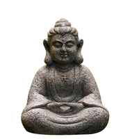 中式微景观仿青石佛像摆件花园假山盆景鱼缸树脂小和尚造景装饰
